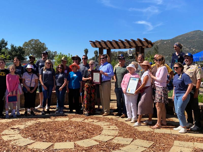 San Carlos Community Garden celebration